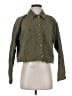 Topshop 100% Cotton Green Jacket Size 4 - photo 1