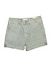 YMI Stripes Green Denim Shorts Size 14 - photo 1