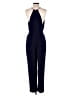 Storee 100% Polyester Solid Blue Jumpsuit Size S - photo 2