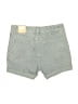 YMI Stripes Green Denim Shorts Size 14 - photo 2
