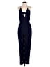 Storee 100% Polyester Solid Blue Jumpsuit Size S - photo 1