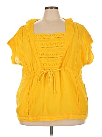 CALVIN KLEIN JEANS Short Sleeve Blouse (view 1)