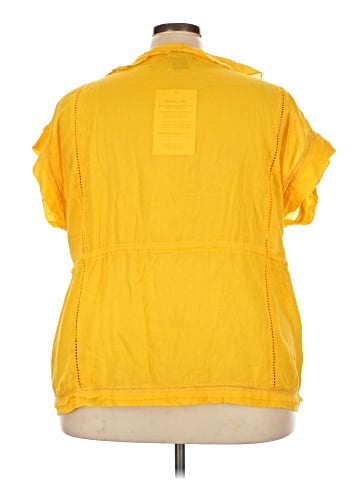 CALVIN KLEIN JEANS Short Sleeve Blouse (view 2)