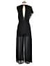 Sparkle & Fade 100% Polyester Solid Black Jumpsuit Size S - photo 2