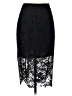 Forever New 100% Polyester Black Formal Skirt Size 4 - photo 1