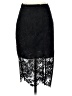Forever New 100% Polyester Black Formal Skirt Size 4 - photo 2
