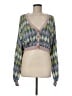 Free People Blue Cardigan Size M - photo 1