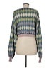 Free People Blue Cardigan Size M - photo 2