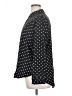 Per Se 100% Rayon Polka Dots Black Long Sleeve Blouse Size XL - photo 5