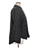 Per Se 100% Rayon Polka Dots Black Long Sleeve Blouse Size XL - photo 4