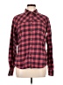 Black Diamond Plaid Red Long Sleeve Button-Down Shirt Size L - photo 1