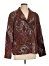 Coldwater Creek Paisley Burgundy Red Blazer Size L - photo 1