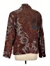 Coldwater Creek Paisley Burgundy Red Blazer Size L - photo 2