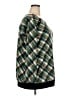 BLOOMCHIC Plaid Green Pullover Sweater Size 18 - photo 4