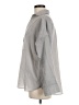 Massimo Dutti Gray Long Sleeve Blouse Size S - photo 5