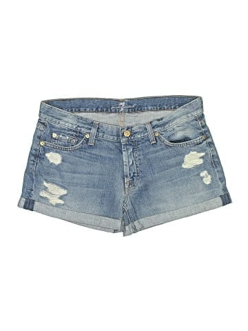 7 For All Mankind Denim Shorts (view 1)