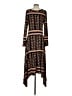 Assorted Brands Chevron-herringbone Brown Casual Dress Size XS (estimated) - photo 2