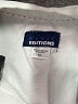 Basic Editions White Sleeveless Button-Down Shirt Size S - photo 7