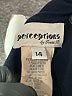 Perceptions Solid Black Casual Dress Size 14 - photo 7