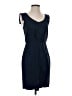 BCX Solid Blue Casual Dress Size 5 - photo 1