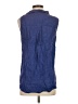 Frank & Eileen Blue Sleeveless Blouse Size S - photo 2