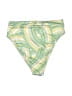 L Space Graphic Green Swimsuit Bottoms Size M - photo 2