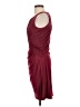 Boston Proper Solid Burgundy Cocktail Dress Size 6 - photo 5