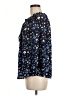 MICHAEL Michael Kors Blue 3/4 Sleeve Blouse Size M - photo 5
