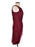 Boston Proper Solid Burgundy Cocktail Dress Size 6 - photo 4