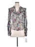 Veronica Beard Gray Long Sleeve Blouse Size 14 - photo 1