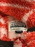 American Eagle Outfitters 100% Polyester Print Red Faux Fur Jacket Size M - photo 6