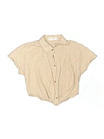 Zara Short Sleeve Button-Down Shirt (view 1)