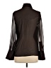 MNG 100% Polyester Black Long Sleeve Blouse Size 4 - photo 2