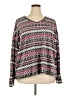 Nautica Print Pink Pullover Sweater Size 2X - photo 1