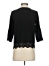 Everly Black 3/4 Sleeve Top Size S - photo 2
