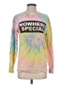 UNIF 100% Cotton Tie-dye Pink Sweatshirt Size XS - photo 1