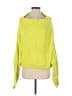 Free People Solid Yellow Pullover Sweater Size S - photo 1