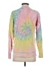 UNIF 100% Cotton Tie-dye Pink Sweatshirt Size XS - photo 2