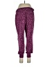 Jockey Animal Print Purple Casual Pants Size L - photo 2
