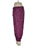 Jockey Animal Print Purple Casual Pants Size L - photo 5