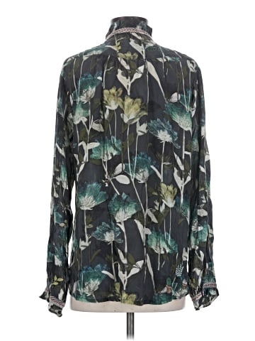 Johnny Was Long Sleeve Silk Top (view 2)