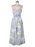 H&M 100% Polyester Floral Blue Jumpsuit Size 6 - photo 1
