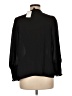 Aqua 100% Polyester Black Long Sleeve Blouse Size M - photo 2