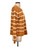 Pinque 100% Acrylic Stripes Orange Pullover Sweater Size S - photo 4
