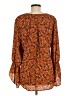 CAbi 100% Polyester Orange 3/4 Sleeve Blouse Size M - photo 2