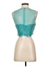City Triangles 100% Polyester Teal Sleeveless Top Size 1 - photo 2