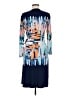 BCBGMAXAZRIA Print Blue Cocktail Dress Size M - photo 2