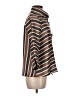 Joseph Ribkoff Stripes Brown 3/4 Sleeve Button-Down Shirt Size 6 - photo 4
