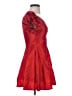 Topshop Hearts Red Cocktail Dress Size 2 - photo 4