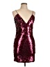 Lulus 100% Polyester Burgundy Cocktail Dress Size L - photo 1